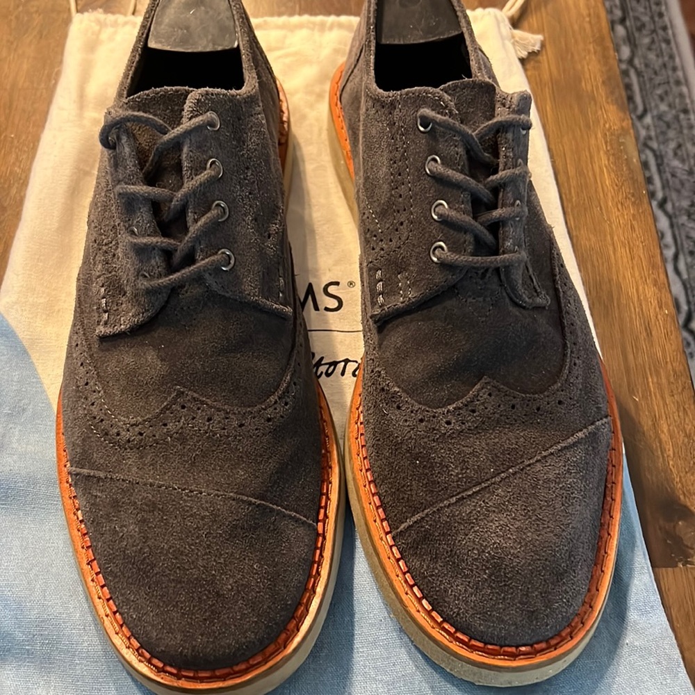 Toms Mens Suede oxford 11